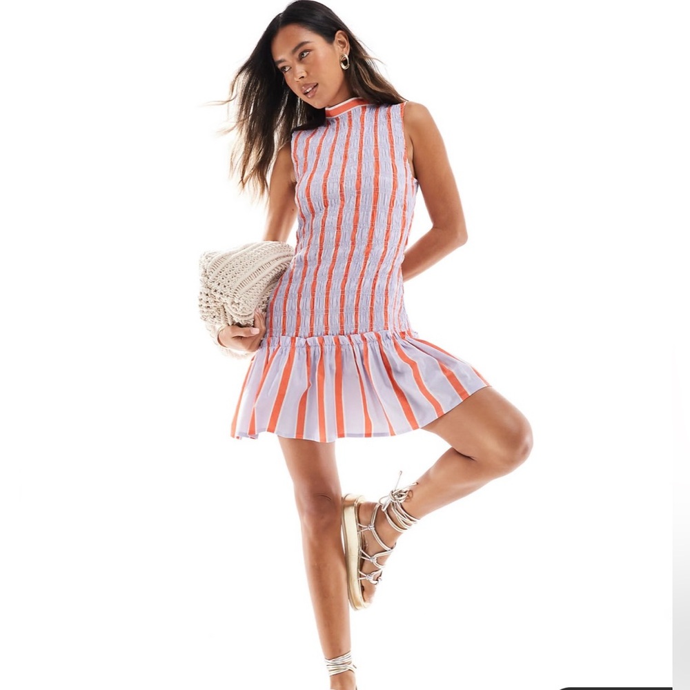 ASOS striped dress NWT